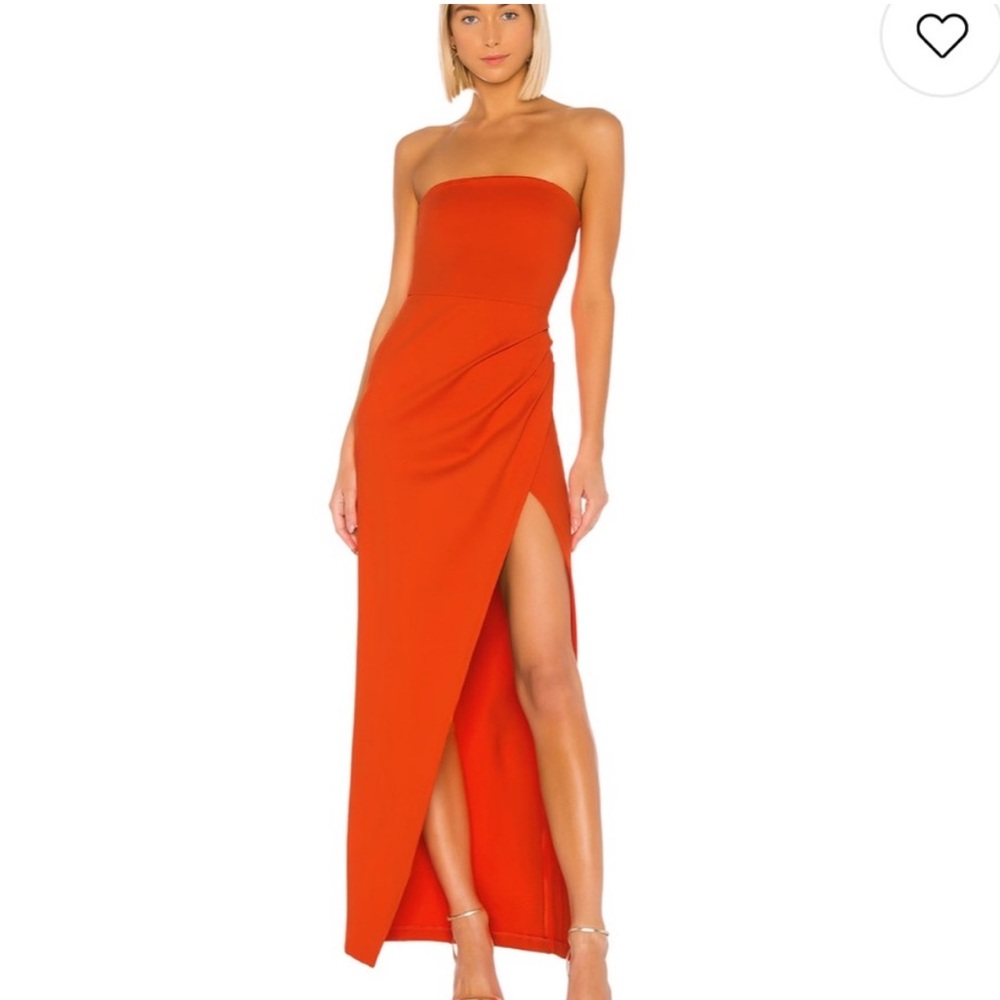 NBD Lucilda Gown in Red Orange, size M